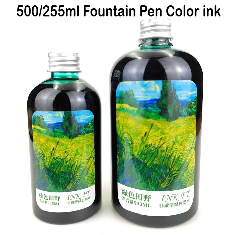 Fountain Pen Bottled Ink - 500ml/255/50ml 24 colori in bottiglia penna