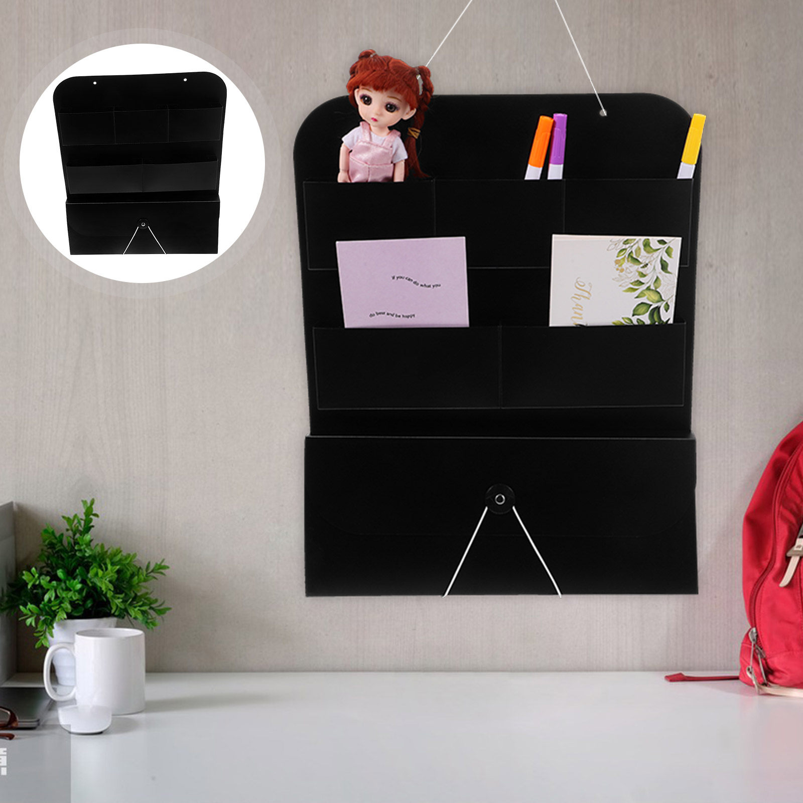 Magazine Holder Rack - Organizzatore da Parete per Documenti in