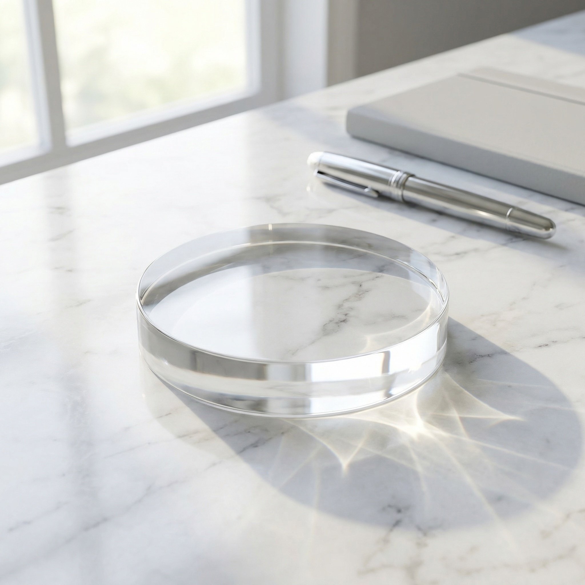 Fermacarte Rotondo in Vetro Tr - Book Weight Glass recensione e prezzo