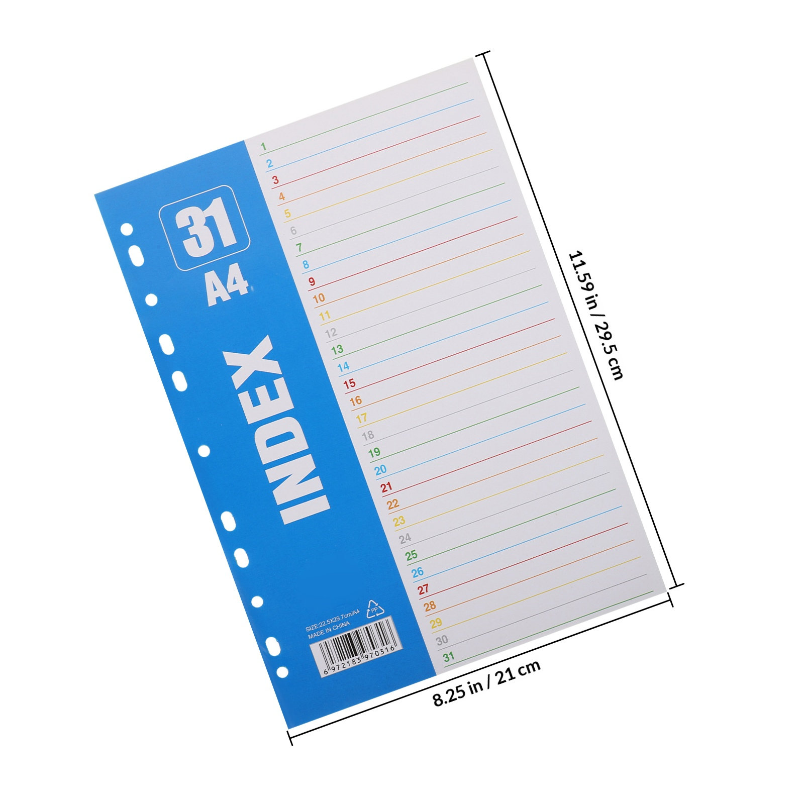 1 Set di Divisori a 11 Fori co - Tab Divider A4 recensione e prezzo