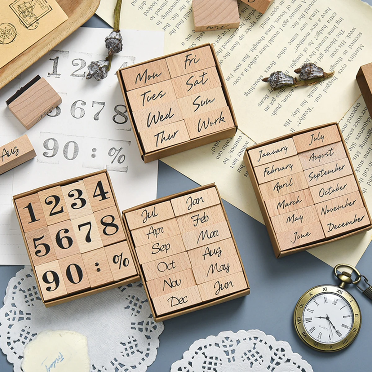 Timbro in Legno e Gomma con Da - Rubber Date Stamp recensione e prezzo